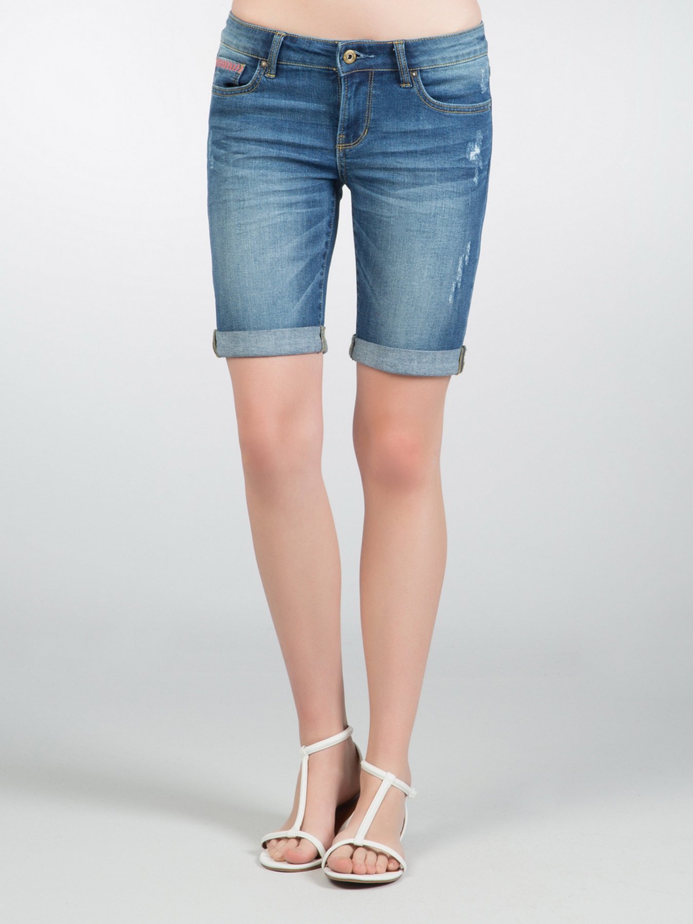 Джинсовые шорты Colin’s модель CL1020896DN05490 Фото