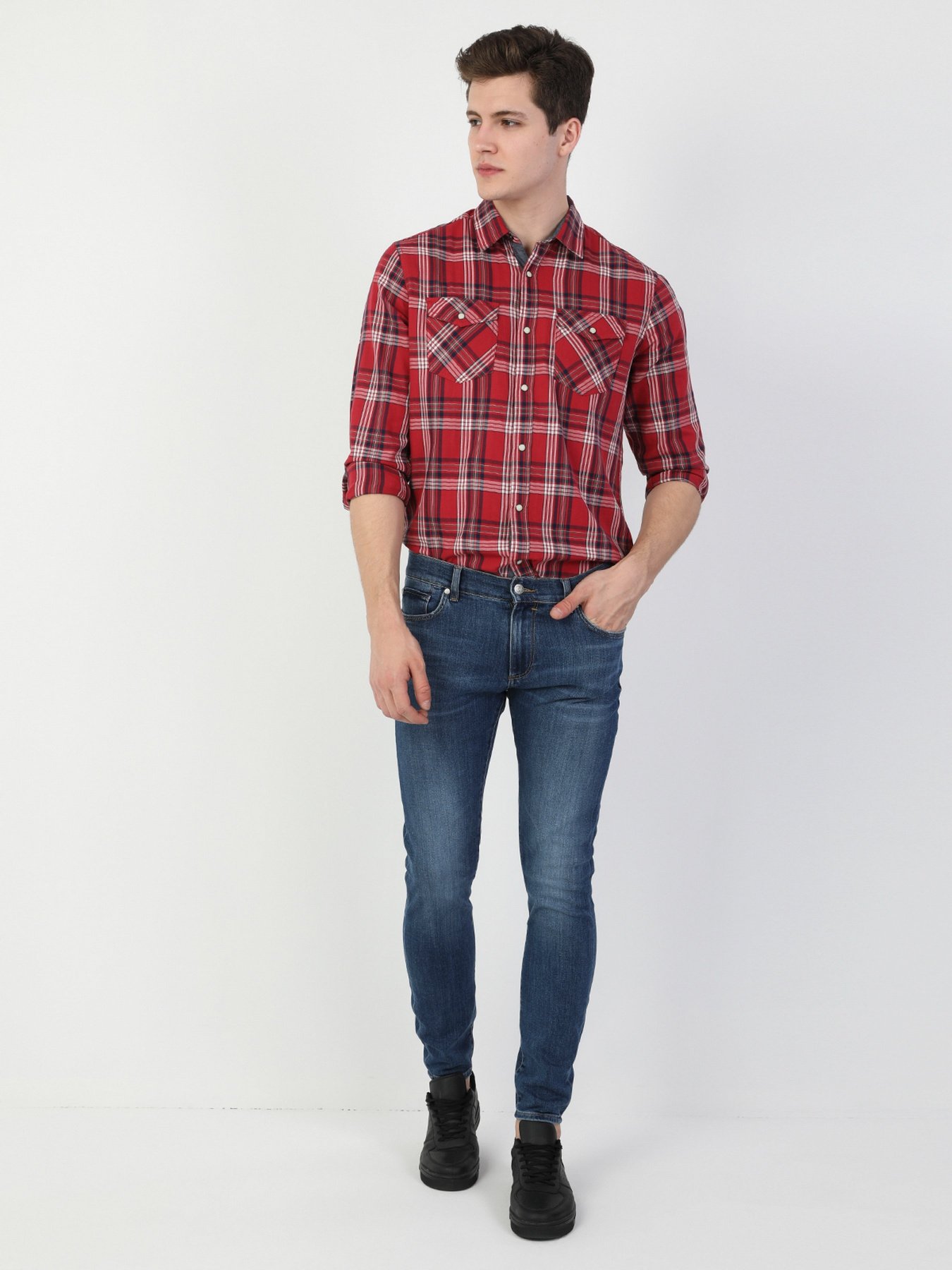 Зауженные джинсы Colin’s модель CL1048618DN40842 Фото