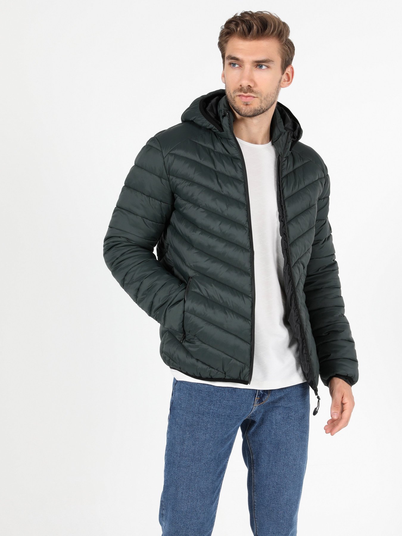 Демісезонна куртка Colin’s модель CL1021308GRE Фото