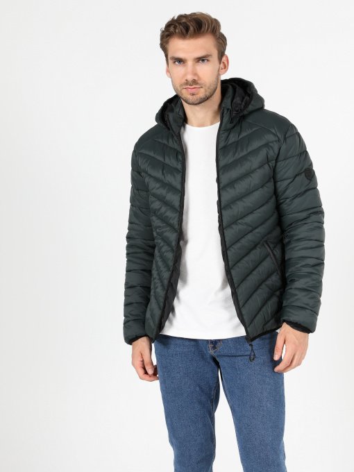 Демисезонная куртка Colin’s модель CL1021308GRE Фото