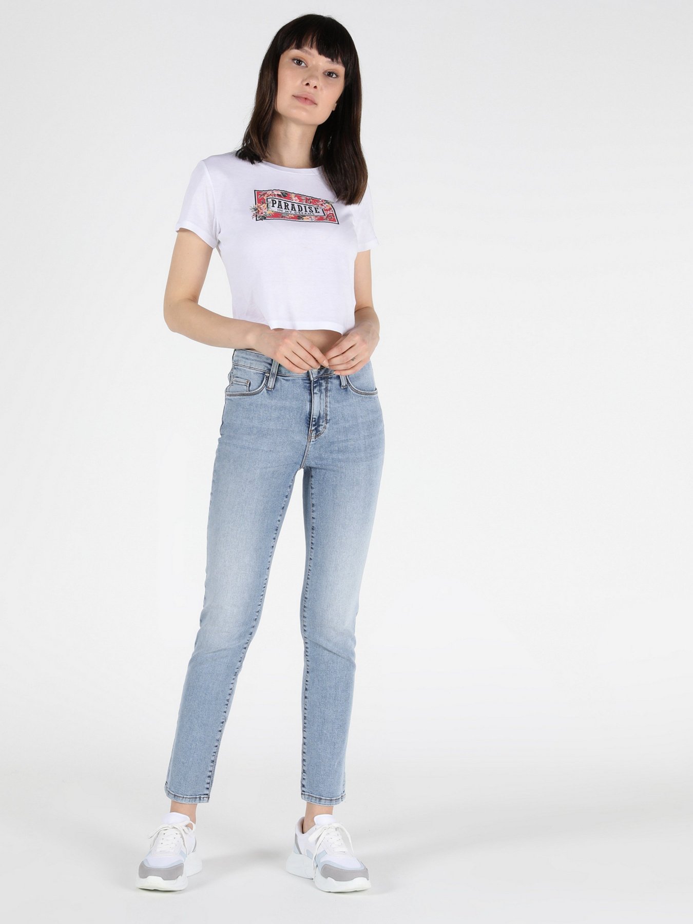 Зауженные джинсы Colin’s 703 Carla модель CL1049665DN00888 Фото