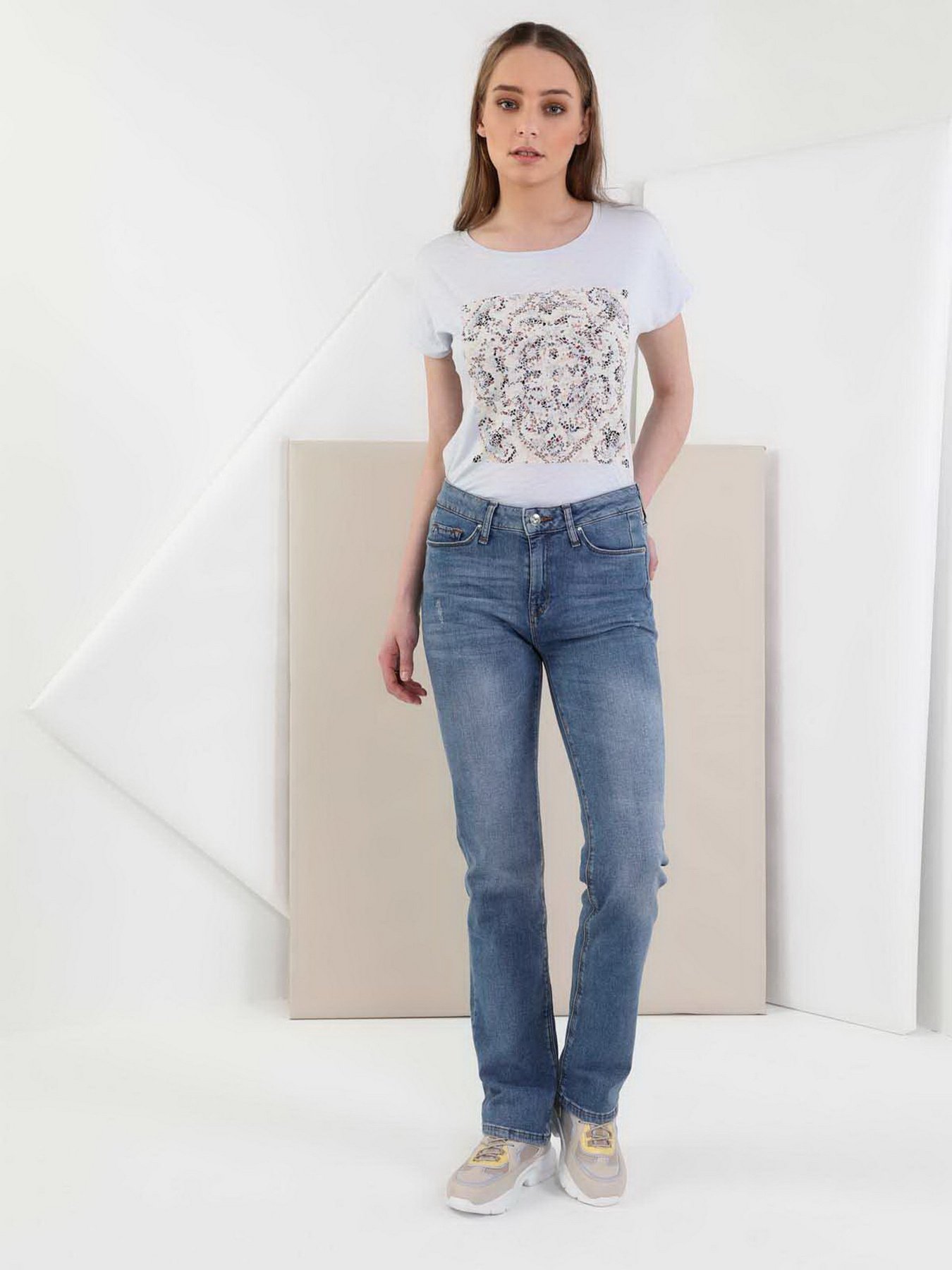 Прямые джинсы Colin’s 792 Mila модель CL1049669DN01231 Фото