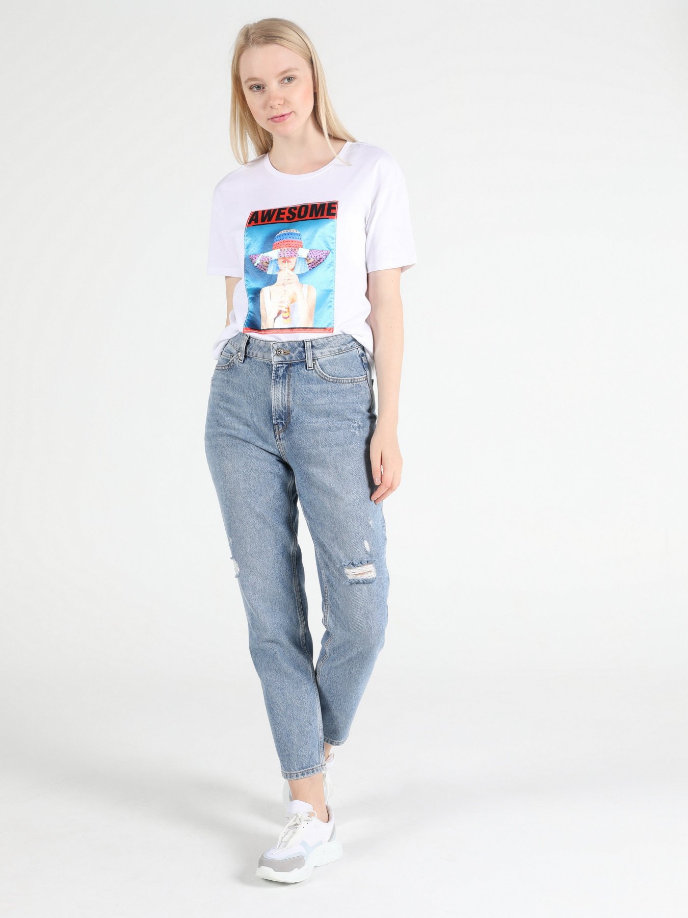 Джинсы мом Colin’s 896 Maria модель CL1050302DN40293 Фото