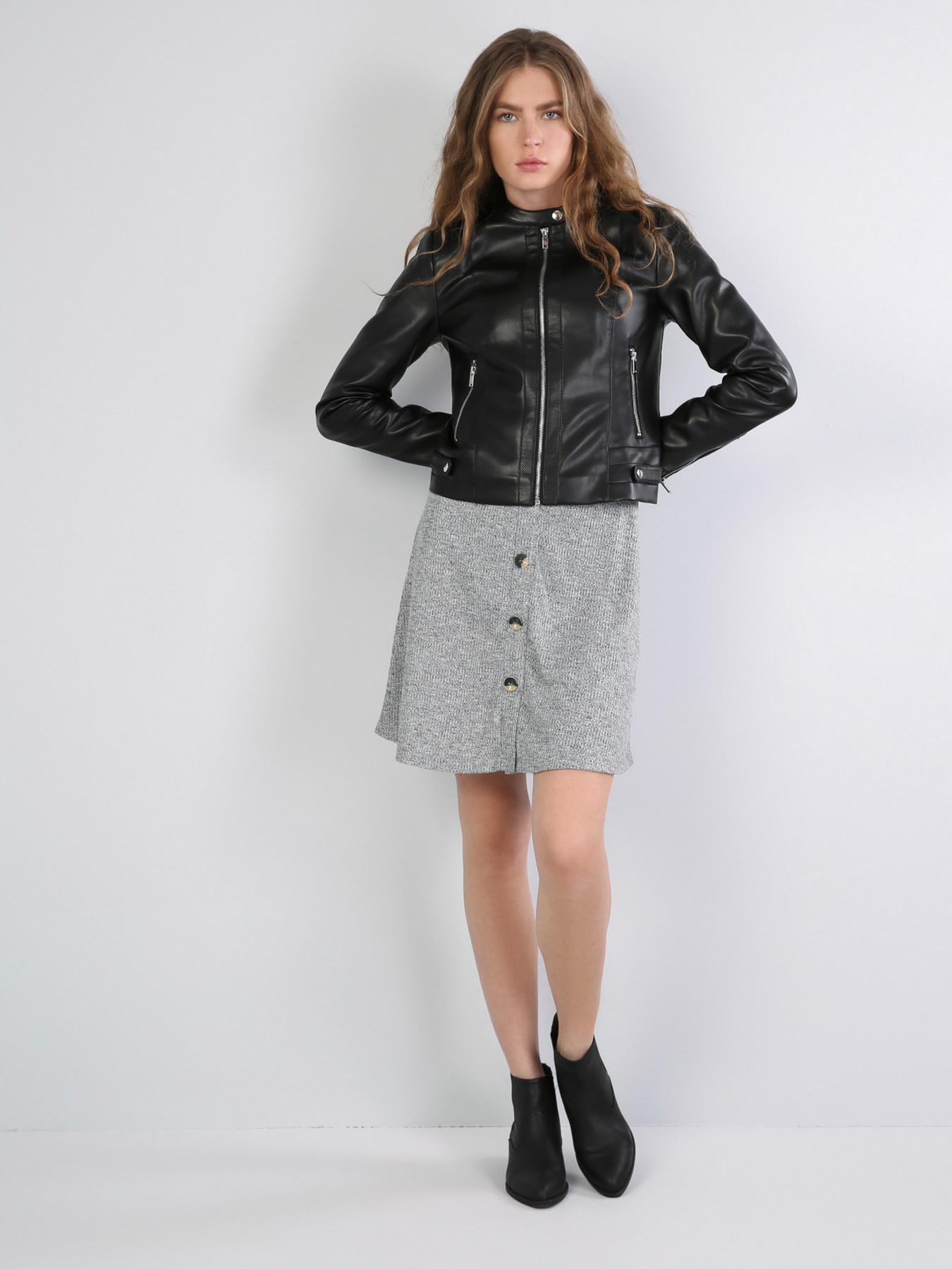 Демисезонная куртка Colin’s модель CL1044579BLK Фото