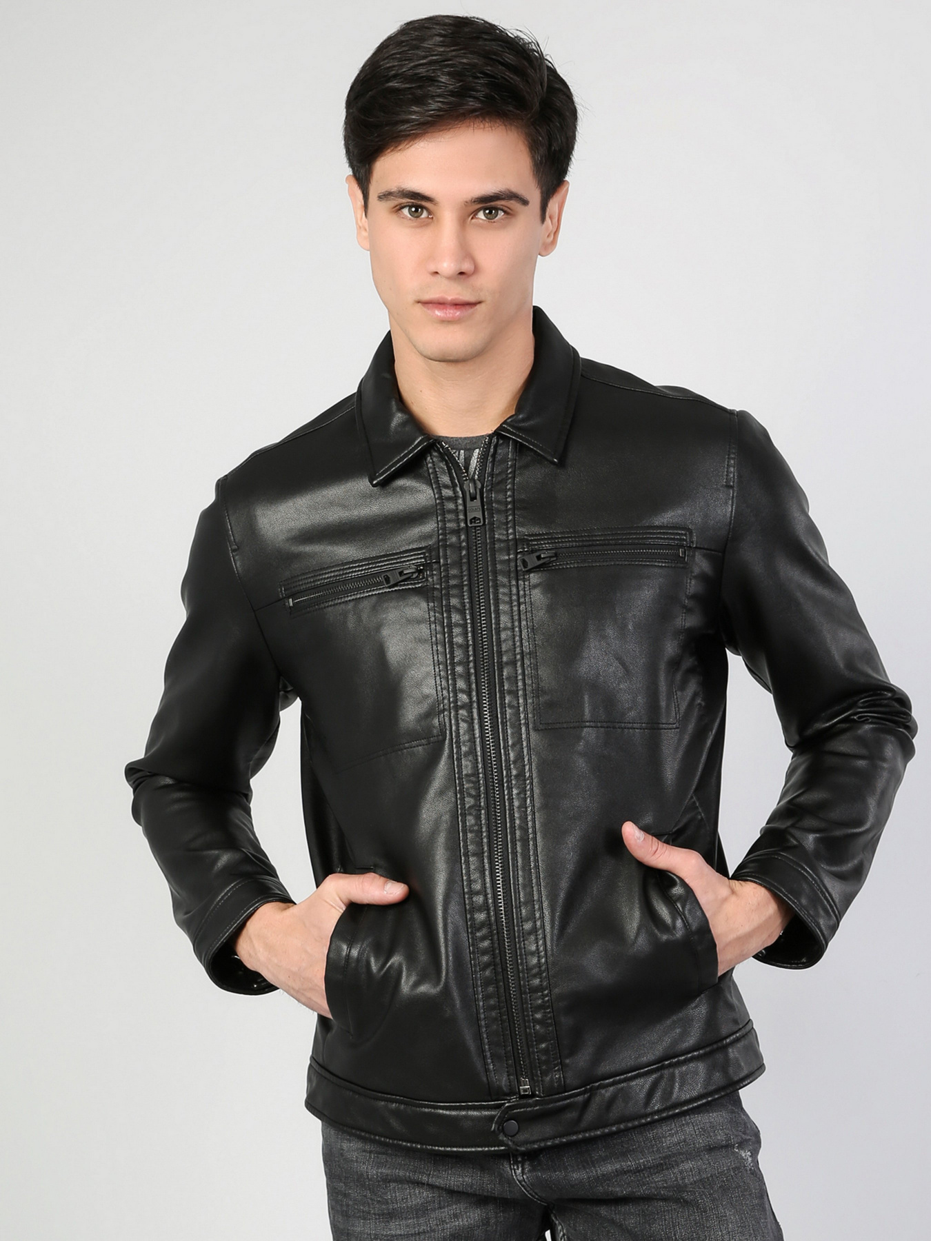 Демисезонная куртка Colin’s модель CL1045424BLK Фото