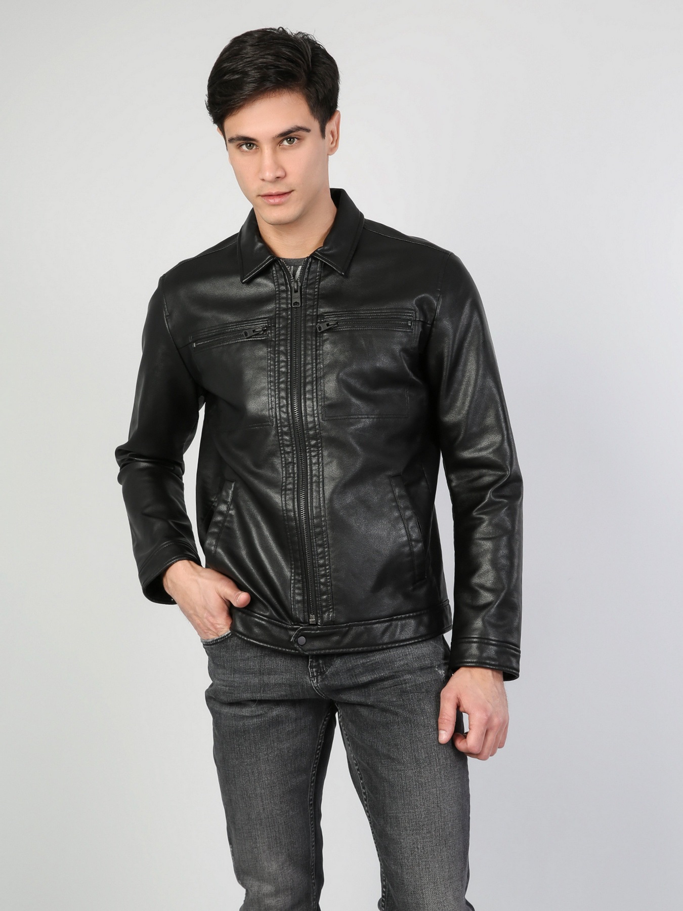 Демісезонна куртка Colin’s модель CL1045424BLK Фото