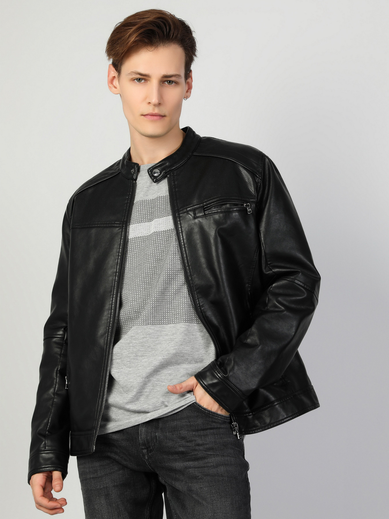 Демісезонна куртка Colin’s модель CL1046890BLK Фото