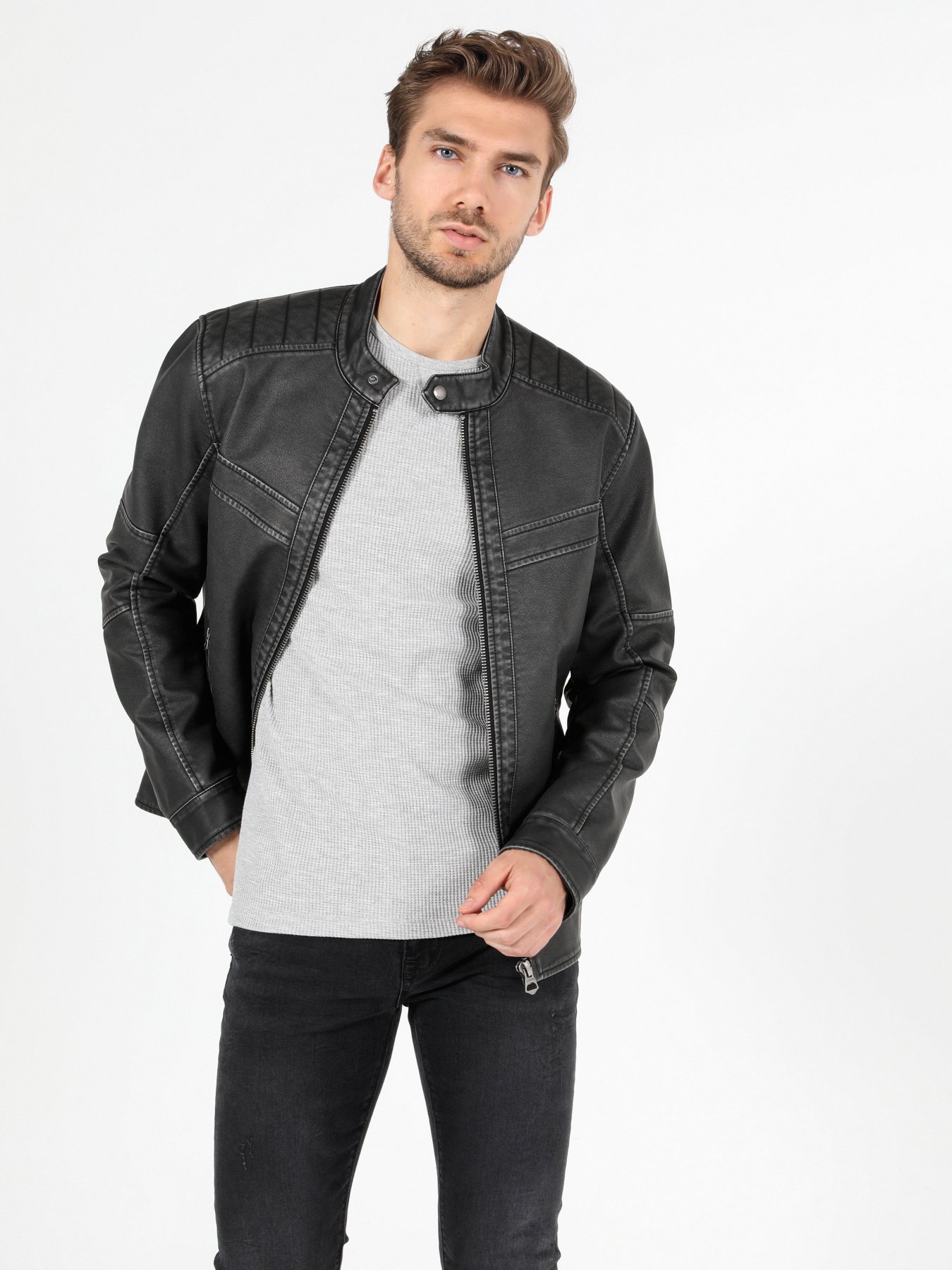 Демісезонна куртка Colin’s модель CL1050093BLK Фото