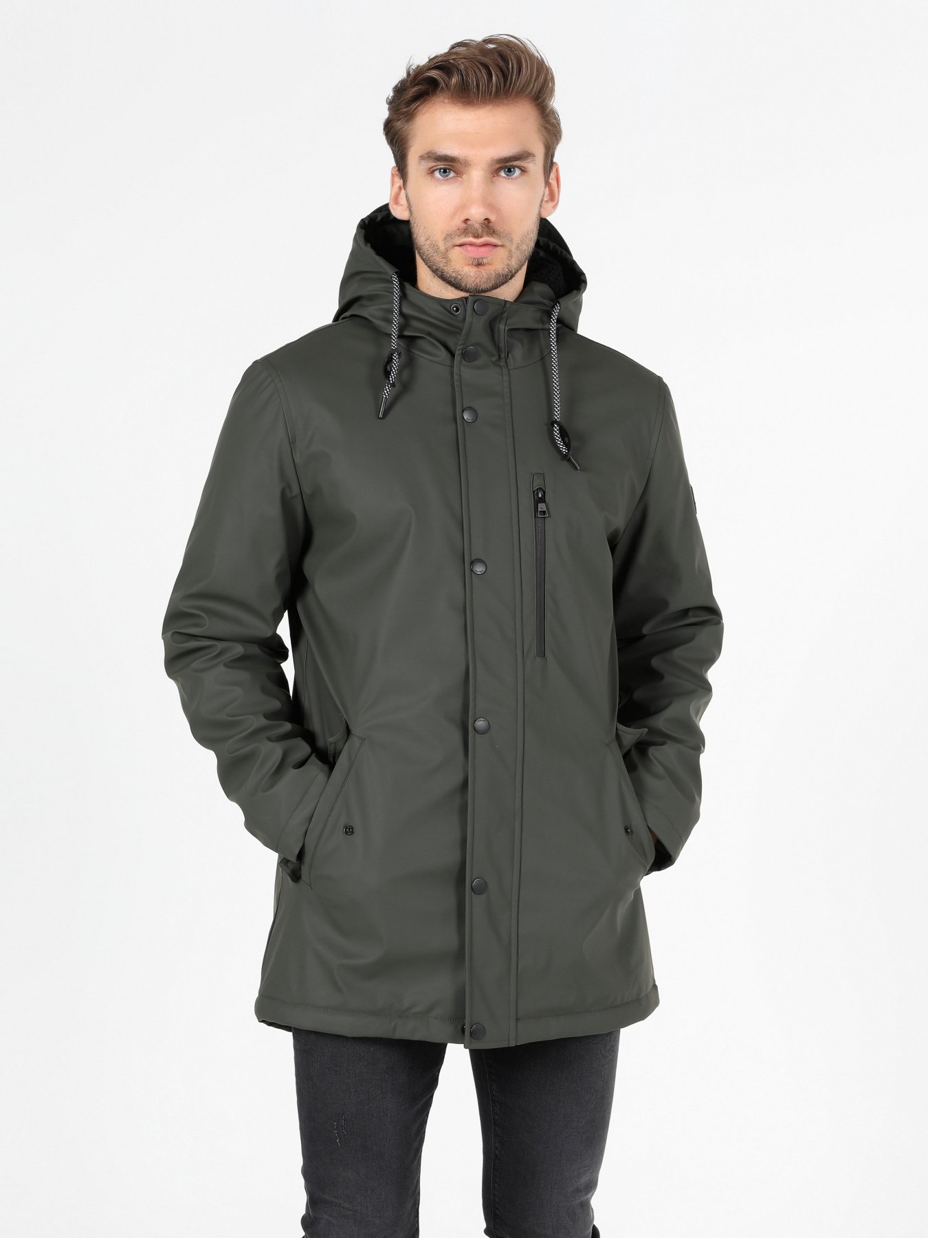 Демисезонная куртка Colin’s модель CL1051119GRN Фото