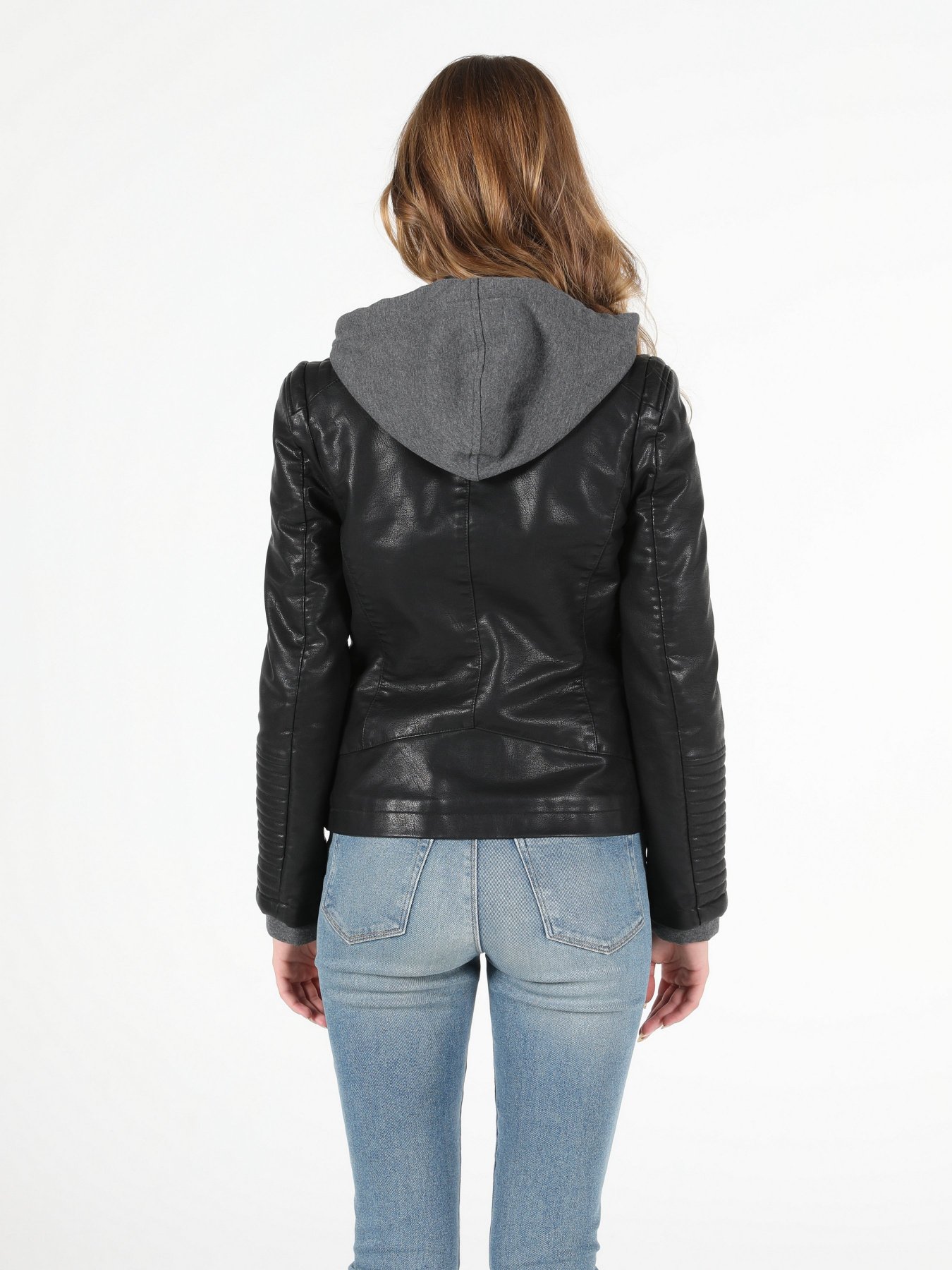 Куртка кожаная Colin’s модель CL1051275BLK Фото