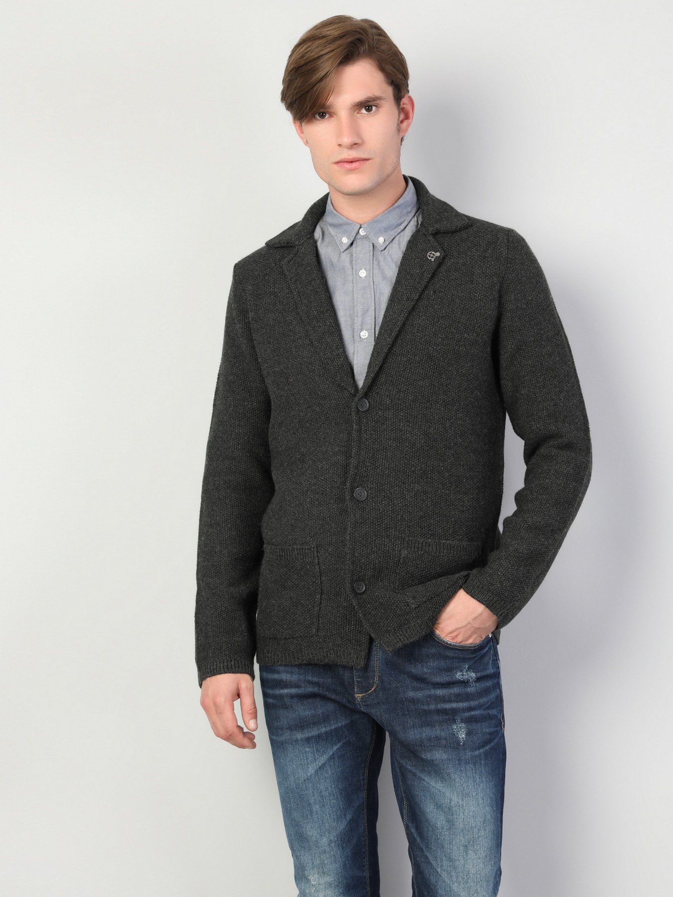 Кардиган Colin’s модель CL1035104ANT Фото