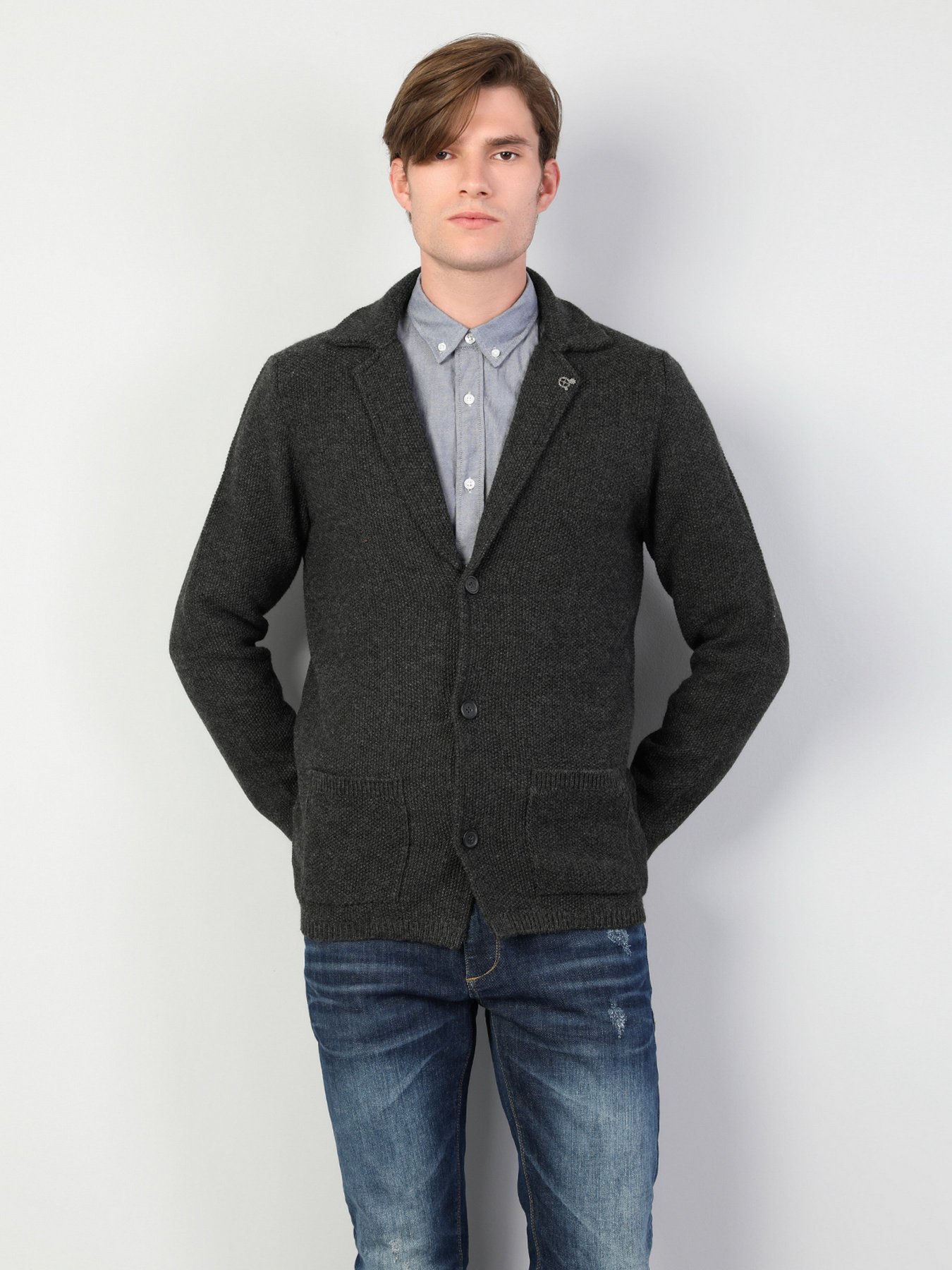 Кардиган Colin’s модель CL1035104ANT Фото