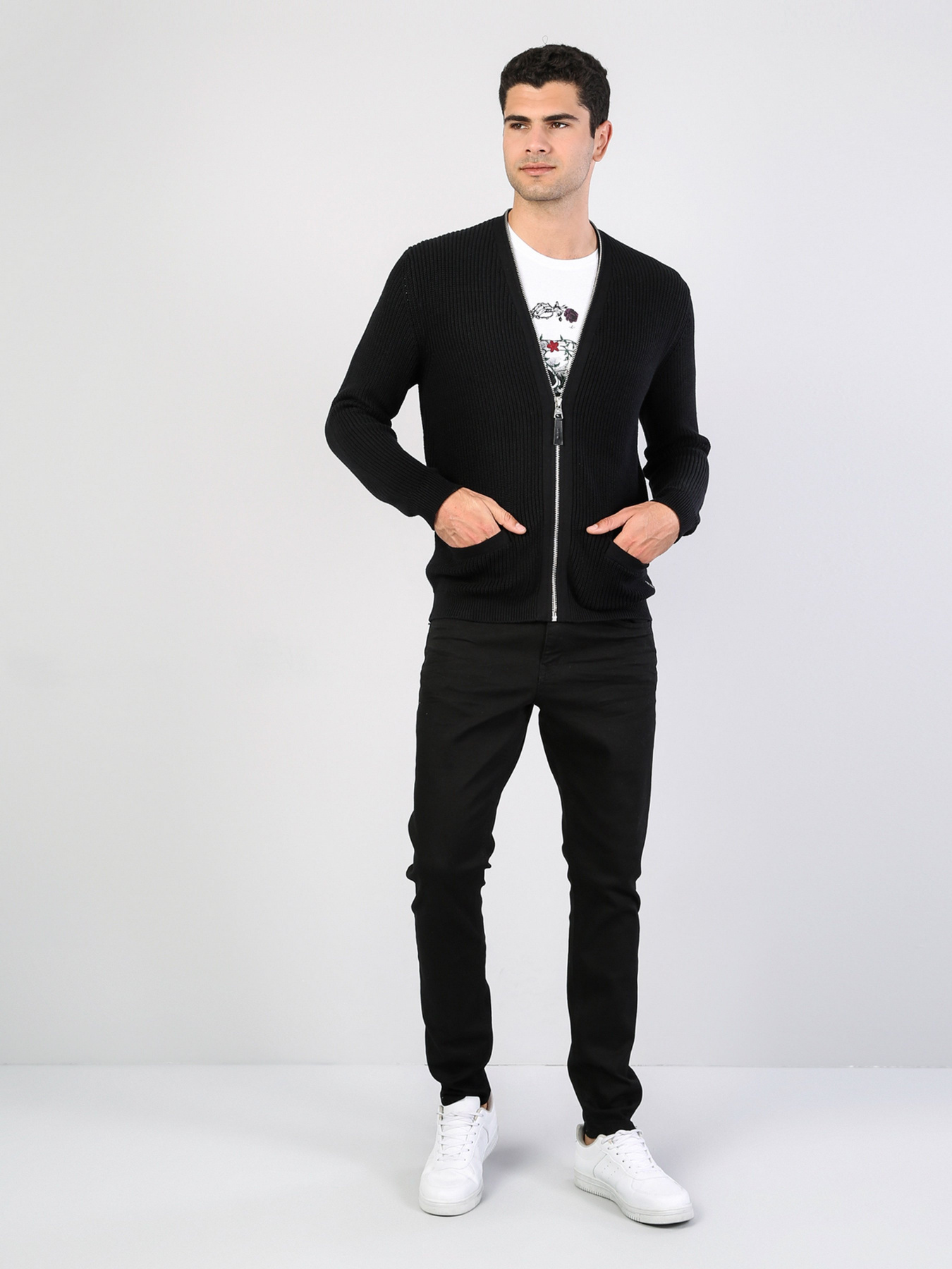 Кардиган Colin’s модель CL1035132BLK Фото