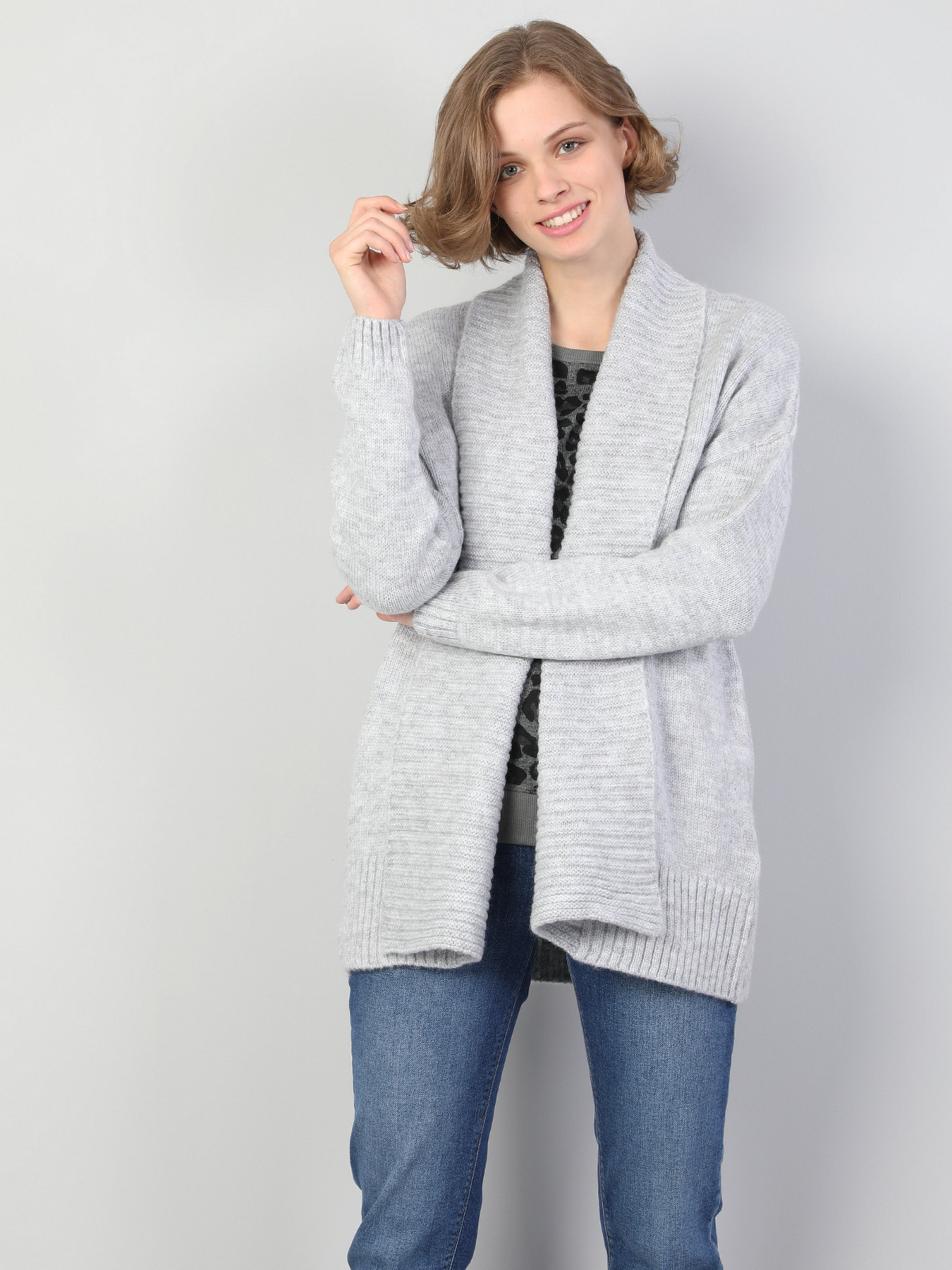 Кардиган Colin’s модель CL1045556MGA Кардиган Colin’s модель CL1045556MGA Фото