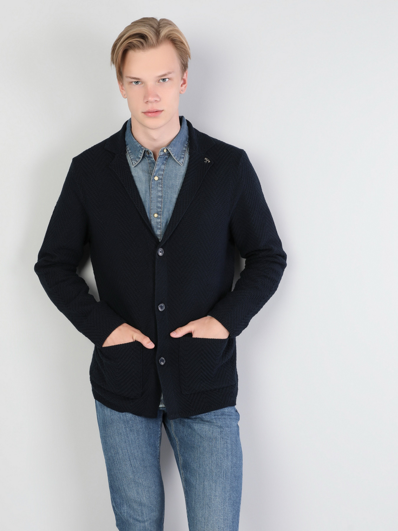 Кардиган Colin’s модель CL1046046NAV Фото