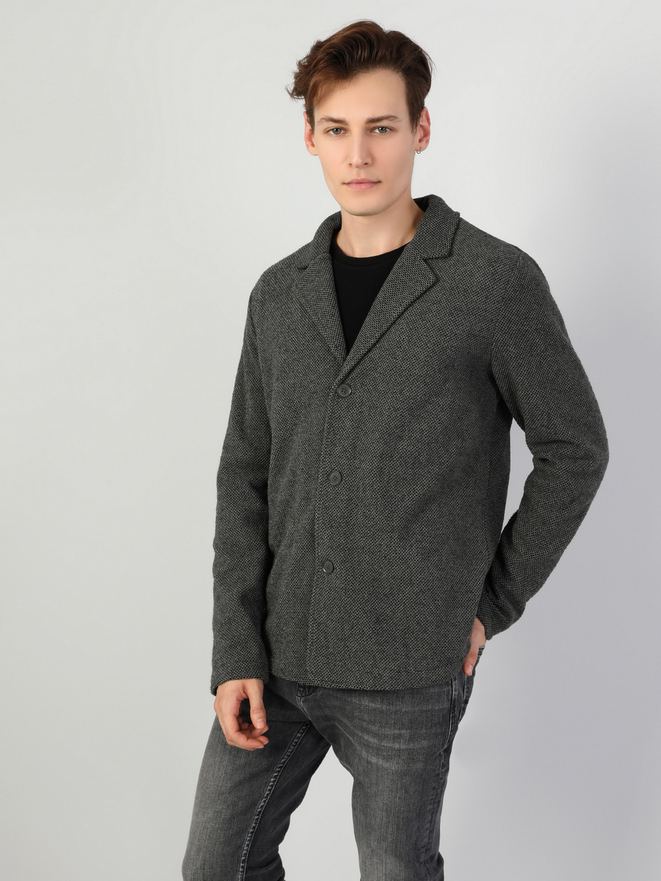 Кардиган Colin’s модель CL1047178GRA Фото