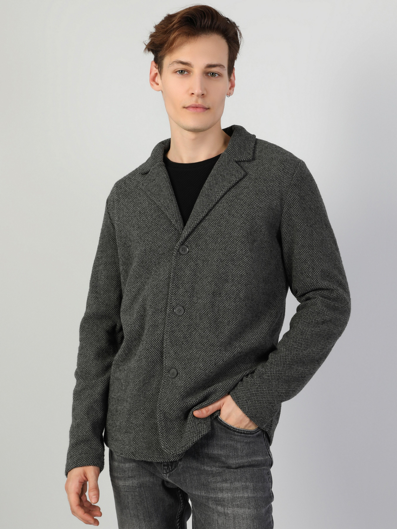 Кардиган Colin’s модель CL1047178GRA Фото