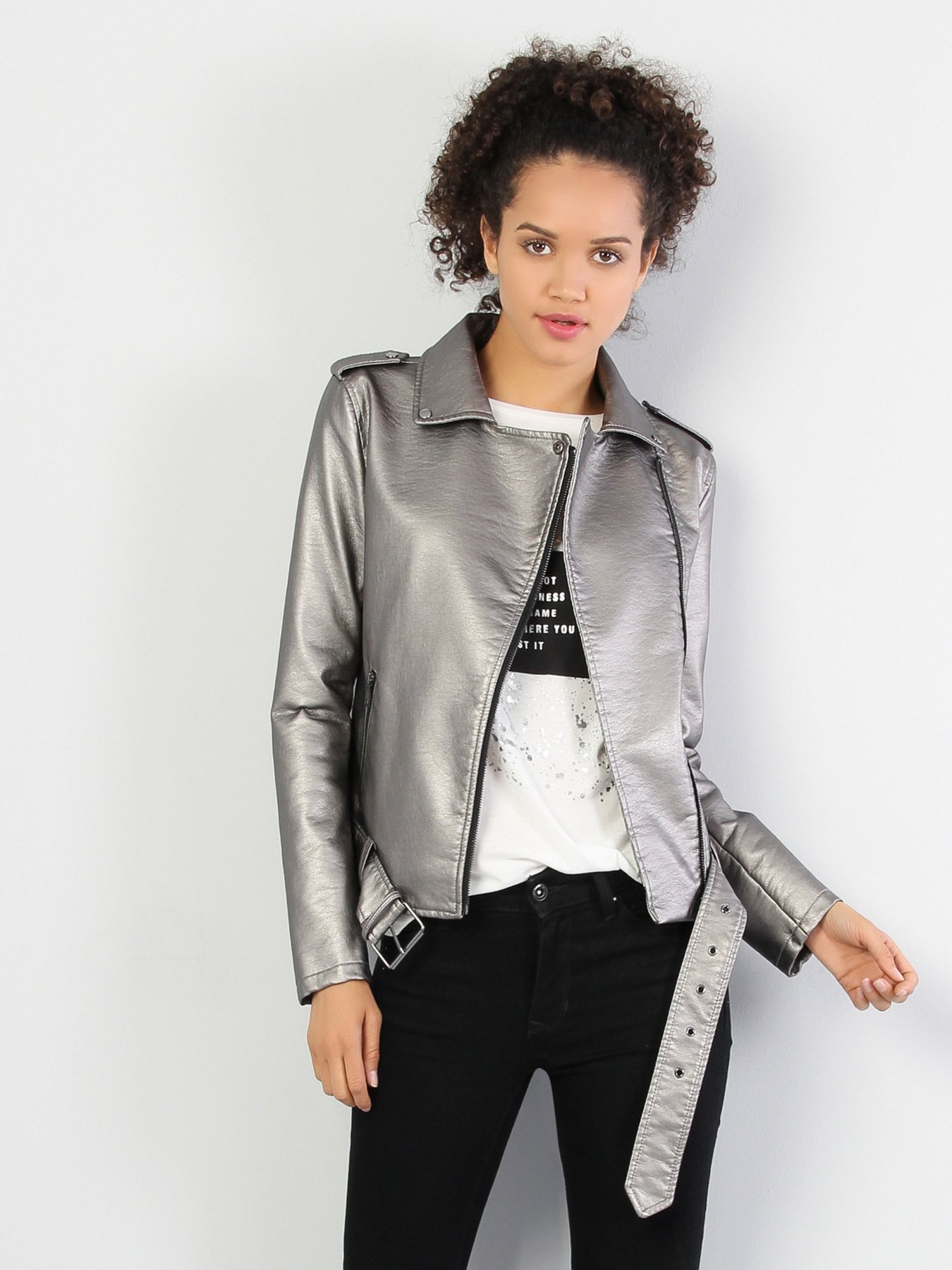 Демисезонная куртка Colin’s модель CL1035092SIL Фото