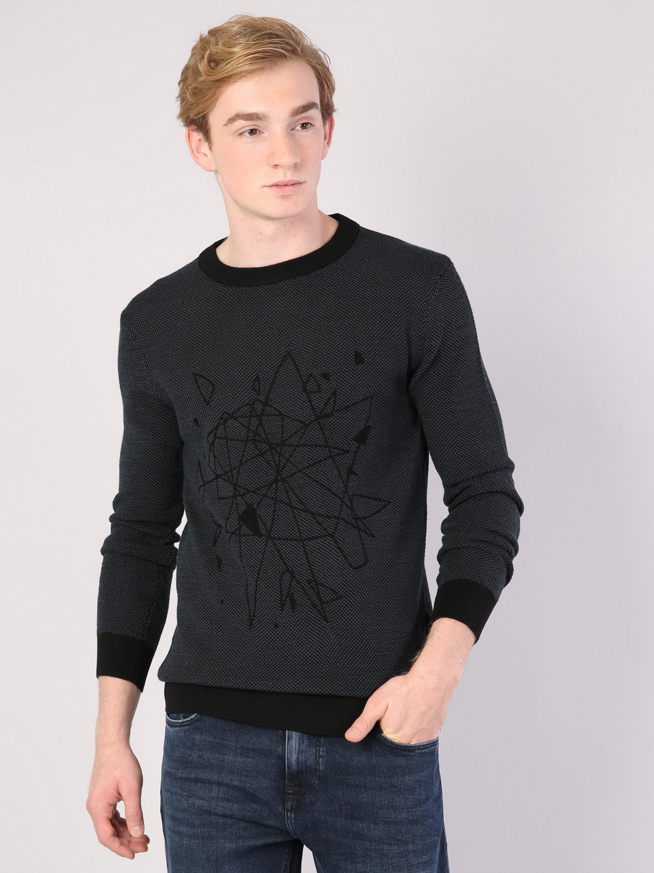 Свитер Colin’s модель CL1034851BLP Фото