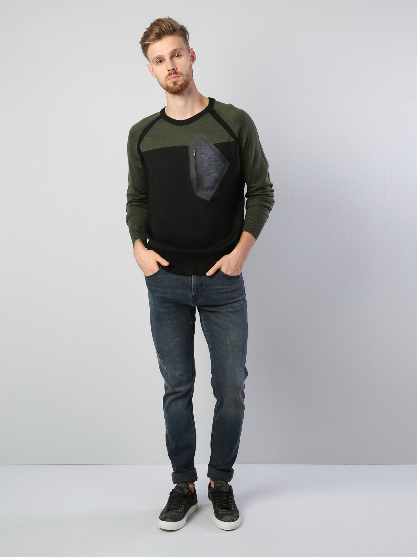 Свитшот Colin’s модель CL1034890BLK Фото