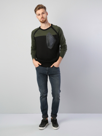 Світшот Colin’s модель CL1034890BLK — фото 3 - INTERTOP