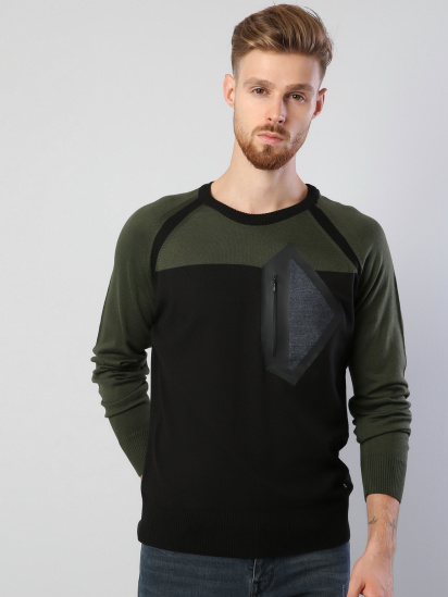 Світшот Colin’s модель CL1034890BLK — фото 4 - INTERTOP