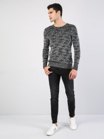 Джемпер Colin’s модель CL1035108BLK Фото