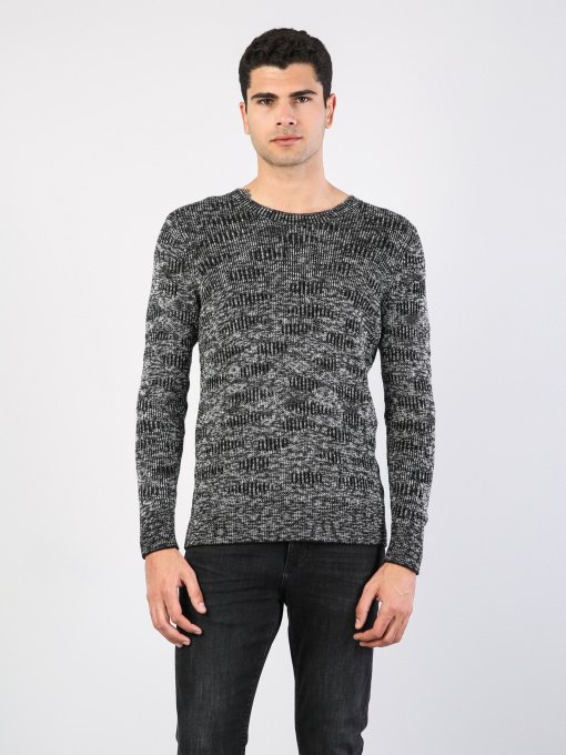 Джемпер Colin’s модель CL1035108BLK Фото