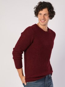 Джемпер Colin’s модель CL1036196BUR Джемпер Colin’s модель CL1036196BUR Фото