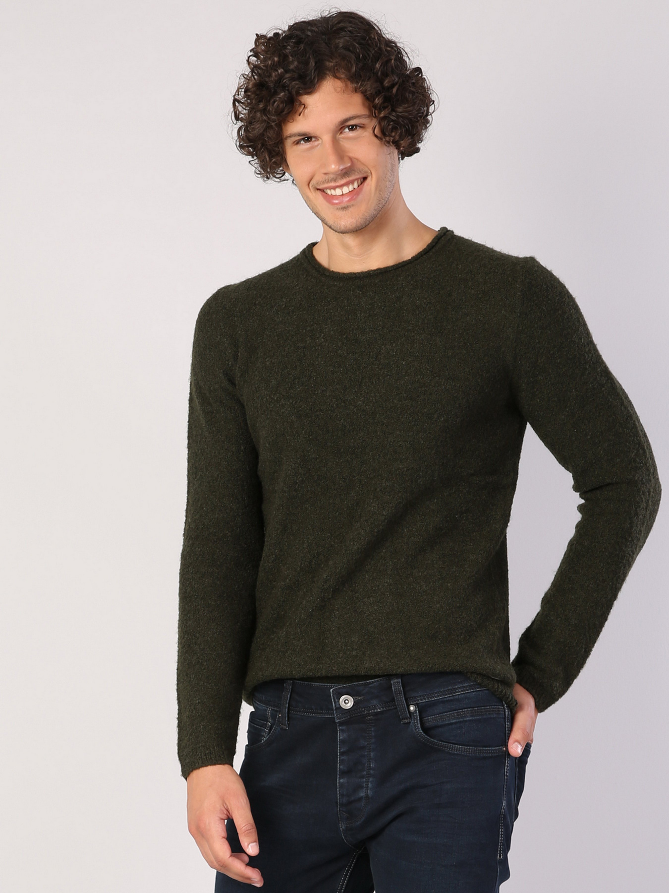 Джемпер Colin’s модель CL1036196GRN Фото