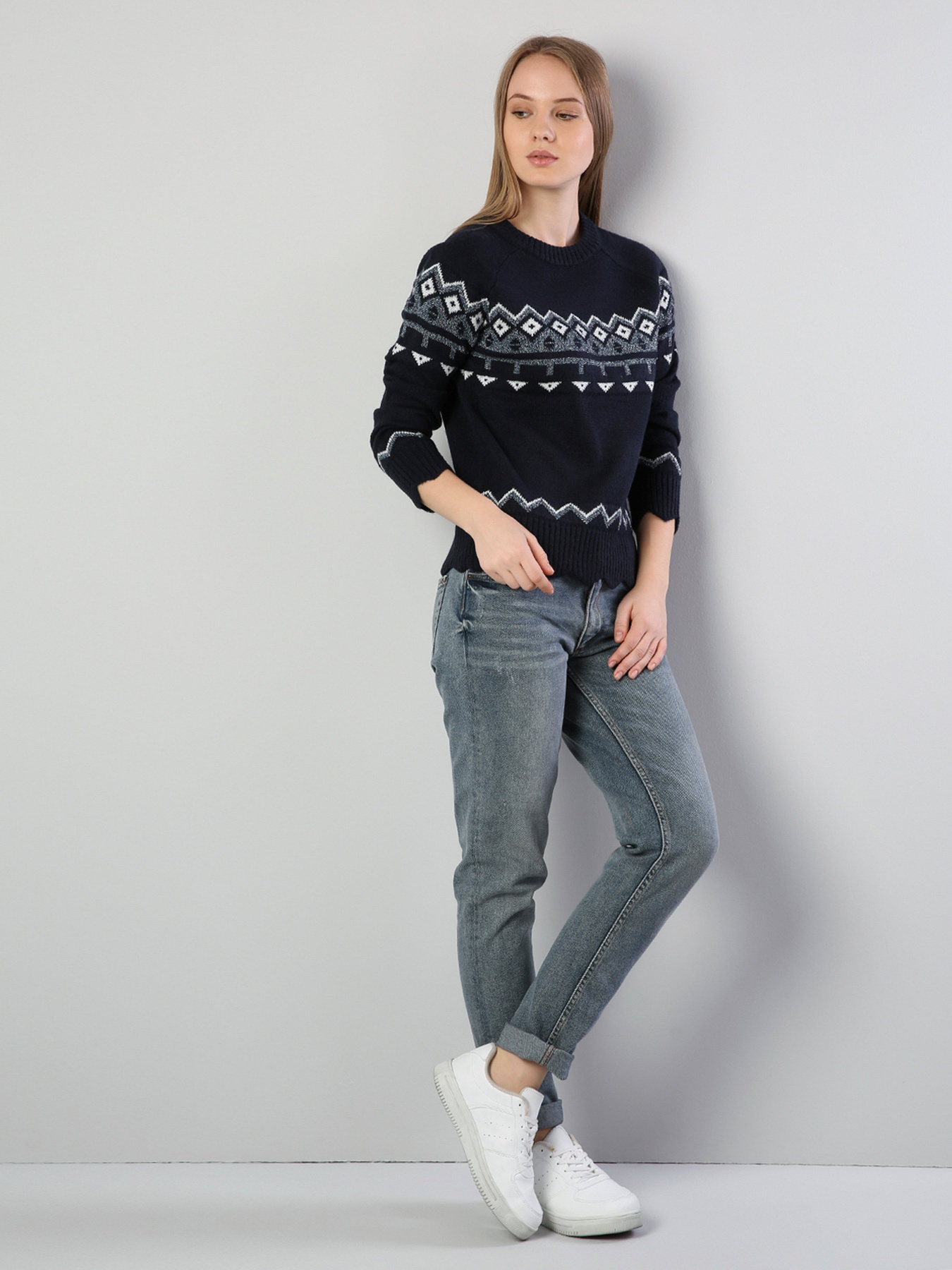 Свитер Colin’s модель CL1036509NAV Фото