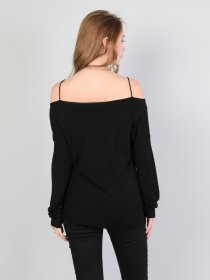 Свитер Colin’s модель CL1045024BLK Свитер Colin’s модель CL1045024BLK Фото