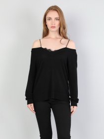 Свитер Colin’s модель CL1045024BLK Свитер Colin’s модель CL1045024BLK Фото