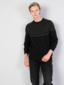 Джемпер Colin’s модель CL1045511BLK Фото