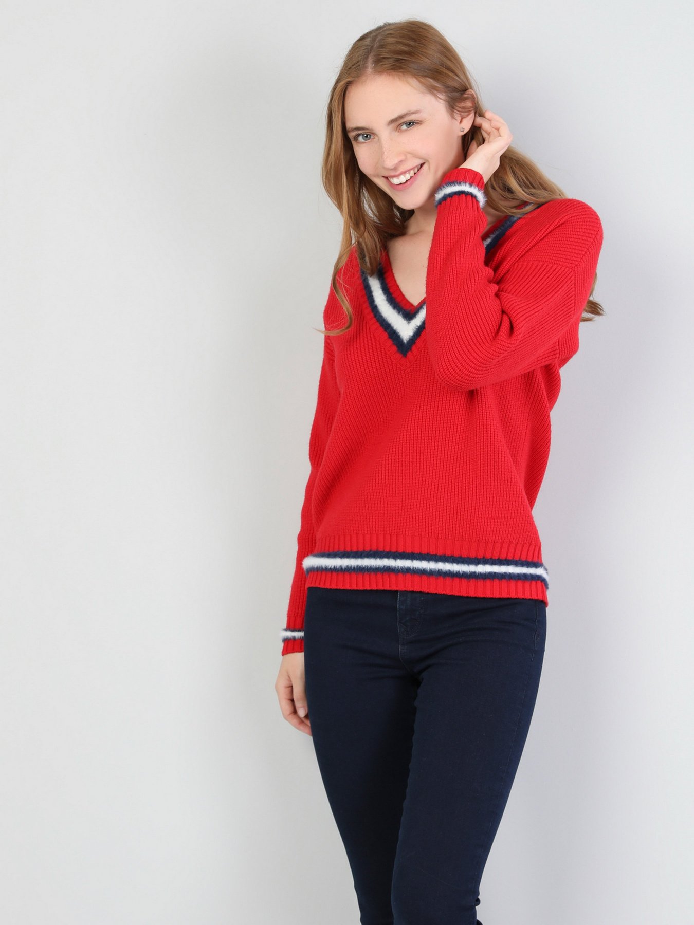 Джемпер Colin’s модель CL1045616RED Фото