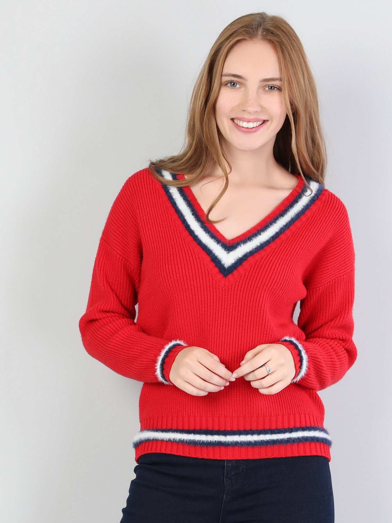 Джемпер Colin’s модель CL1045616RED Фото