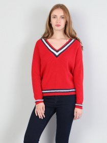 Джемпер Colin’s модель CL1045616RED Фото