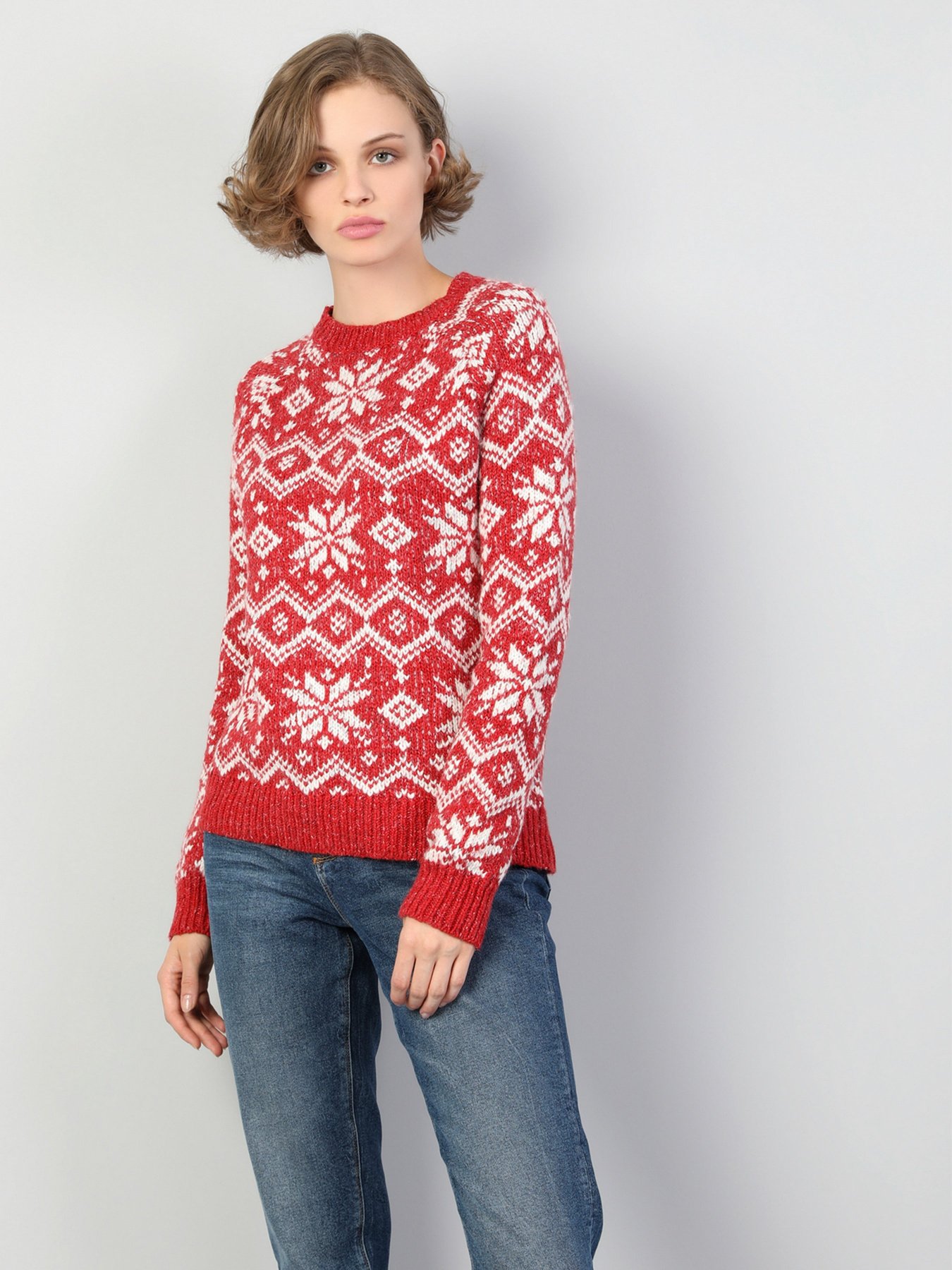 Джемпер Colin’s модель CL1046048RED Фото