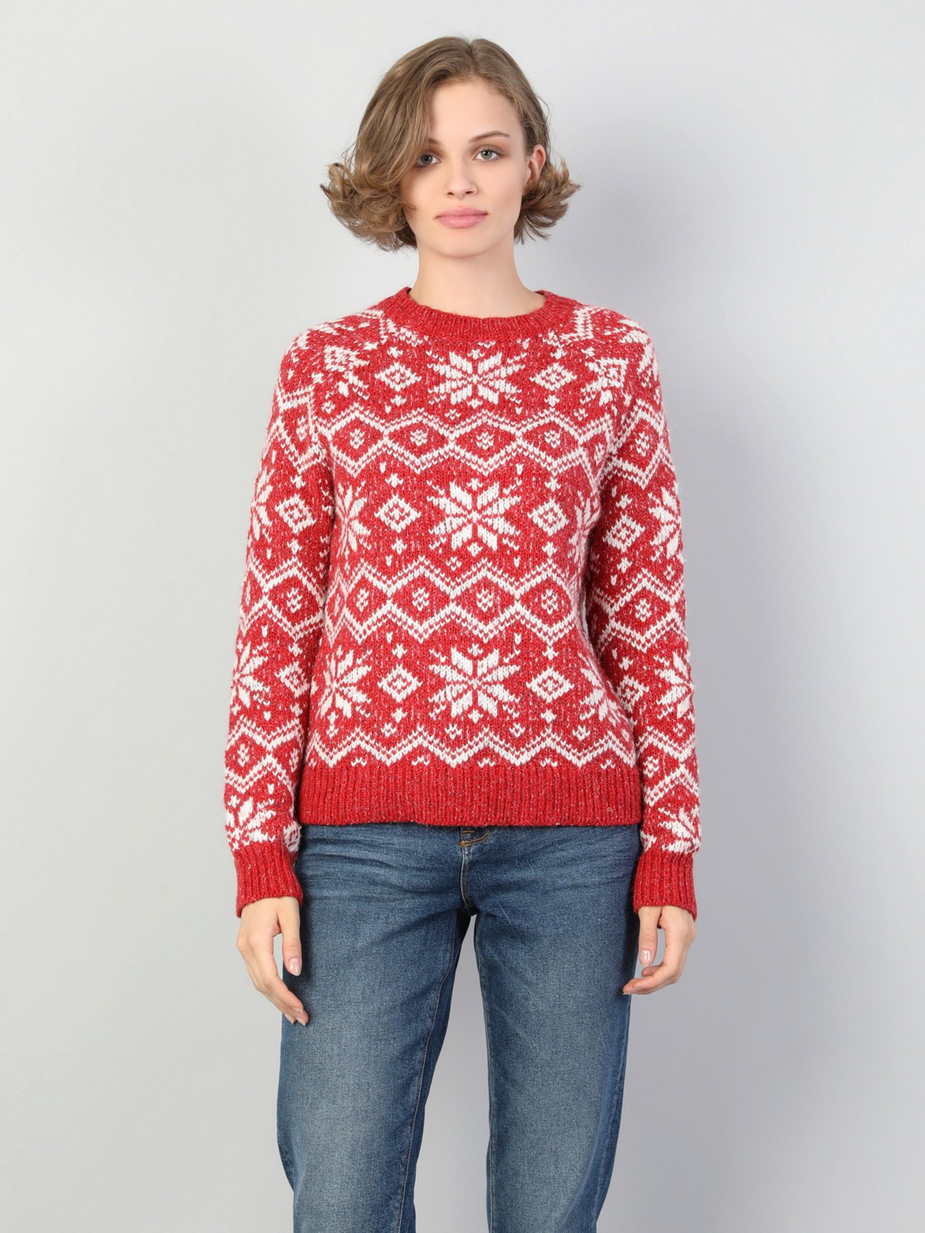 Джемпер Colin’s модель CL1046048RED Фото