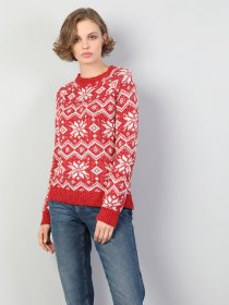 Джемпер Colin’s модель CL1046048RED Фото