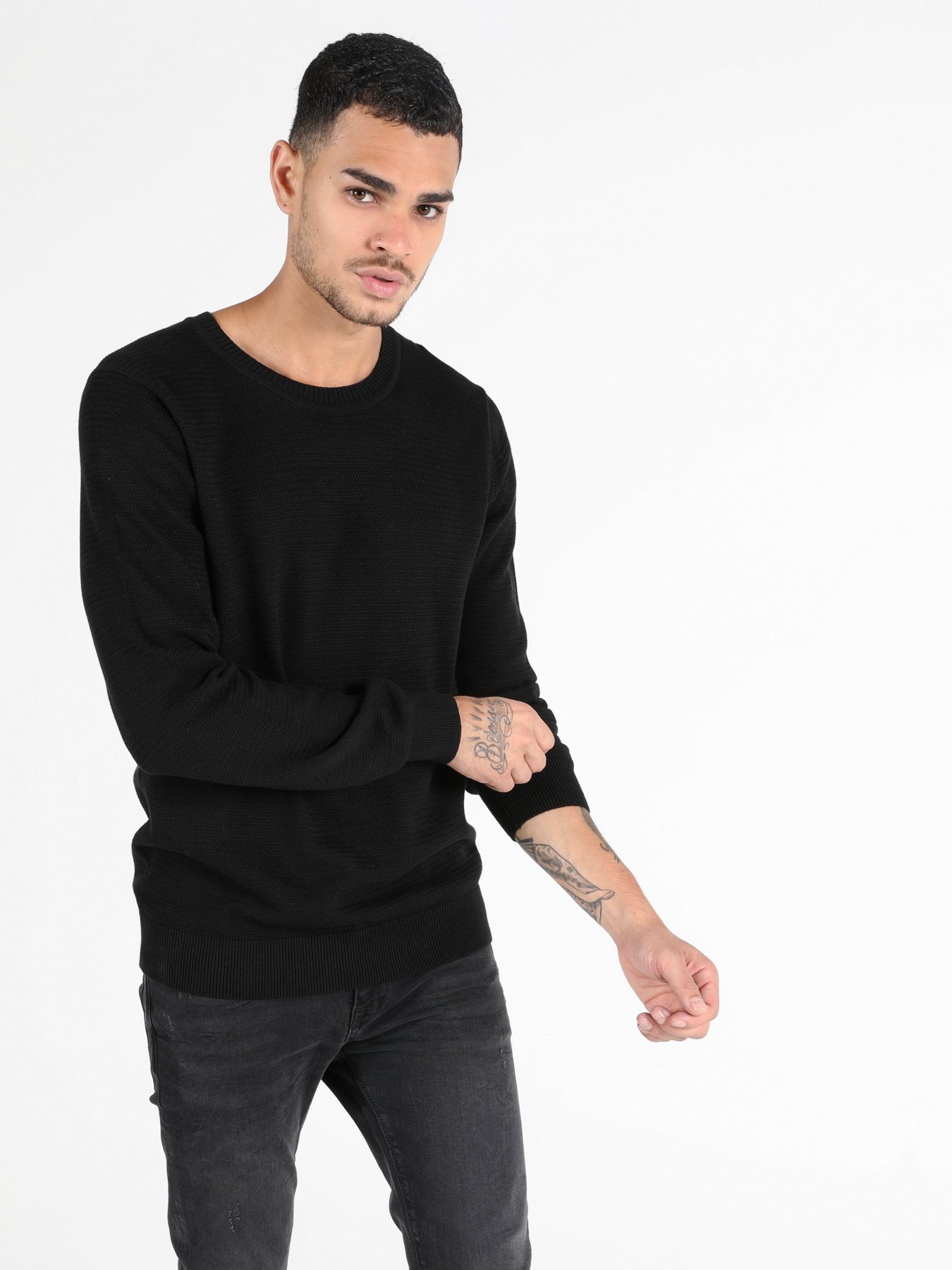 Джемпер Colin’s модель CL1046786BLK Фото