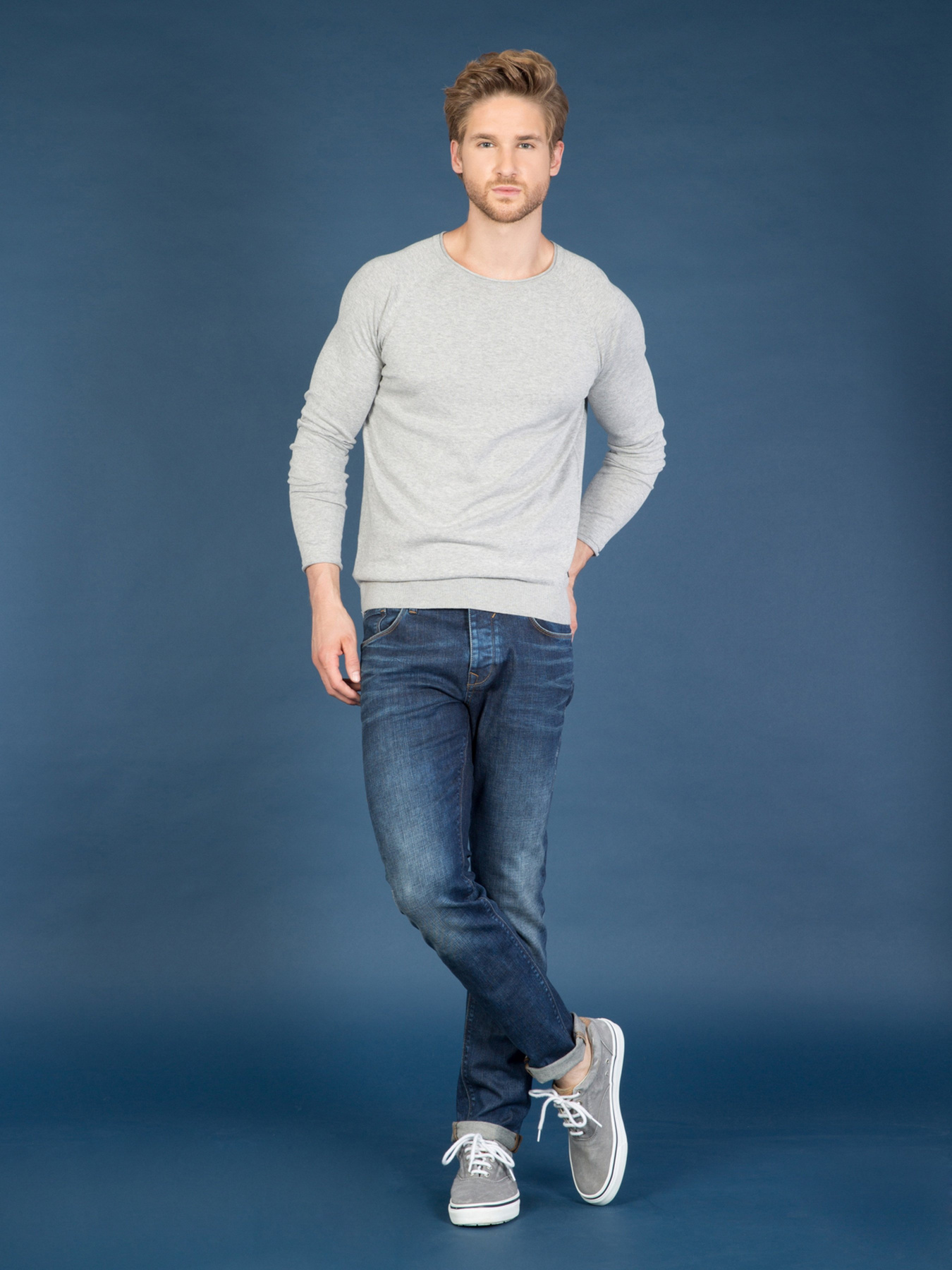 Лонгслив Colin’s модель CL1023187MGA Фото