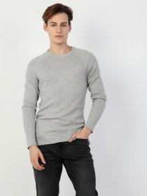 Свитер Colin’s модель CL1047125GRA Фото