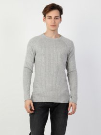 Свитер Colin’s модель CL1047125GRA Фото