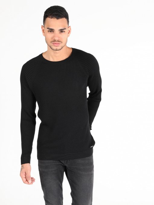 Джемпер Colin’s модель CL1050110BLK Фото