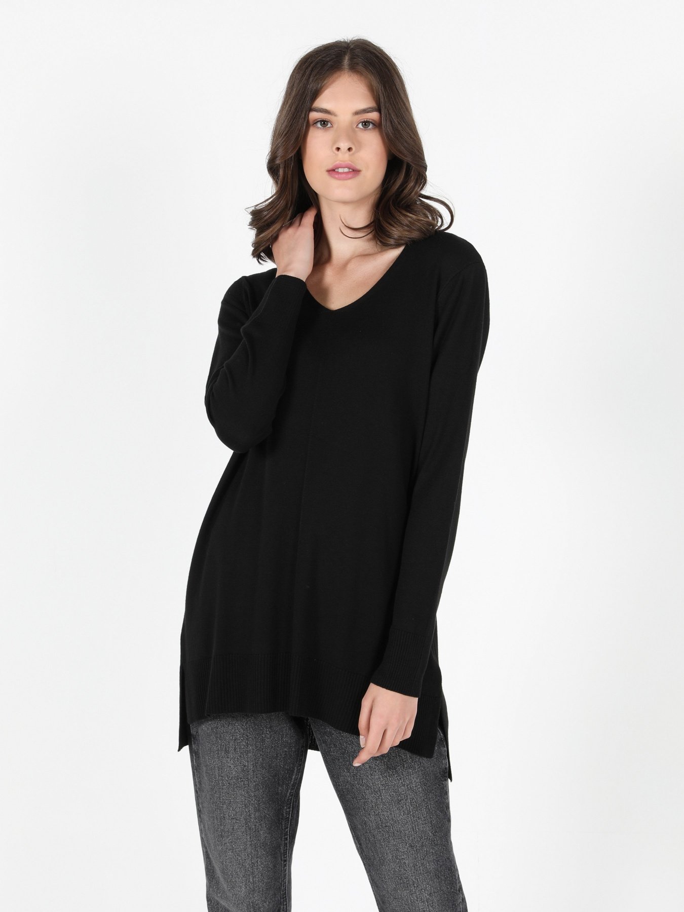 Джемпер Colin’s модель CL1050997BLK Фото