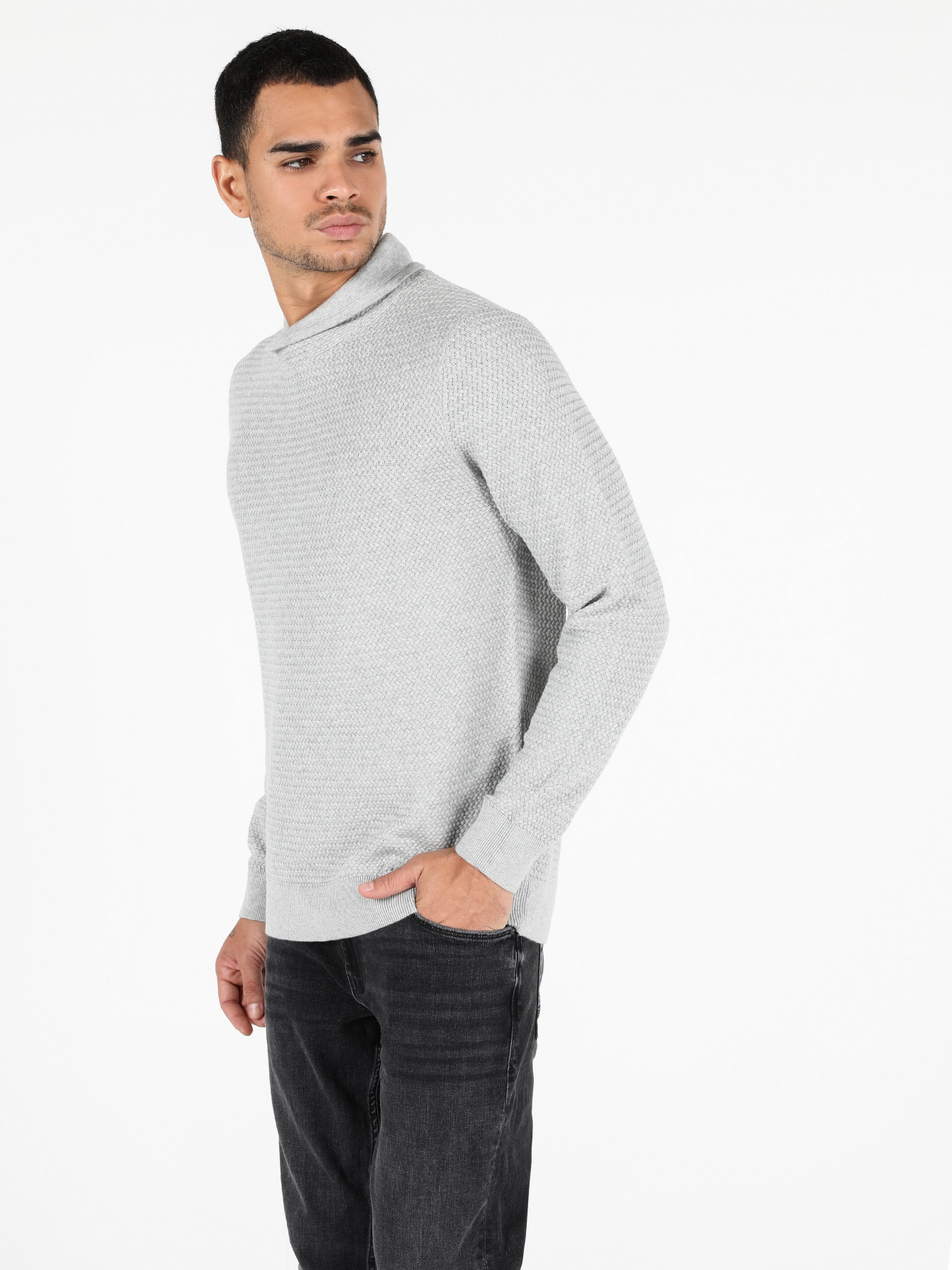 Свитер Colin’s модель CL1051638GRA Свитер Colin’s модель CL1051638GRA Фото