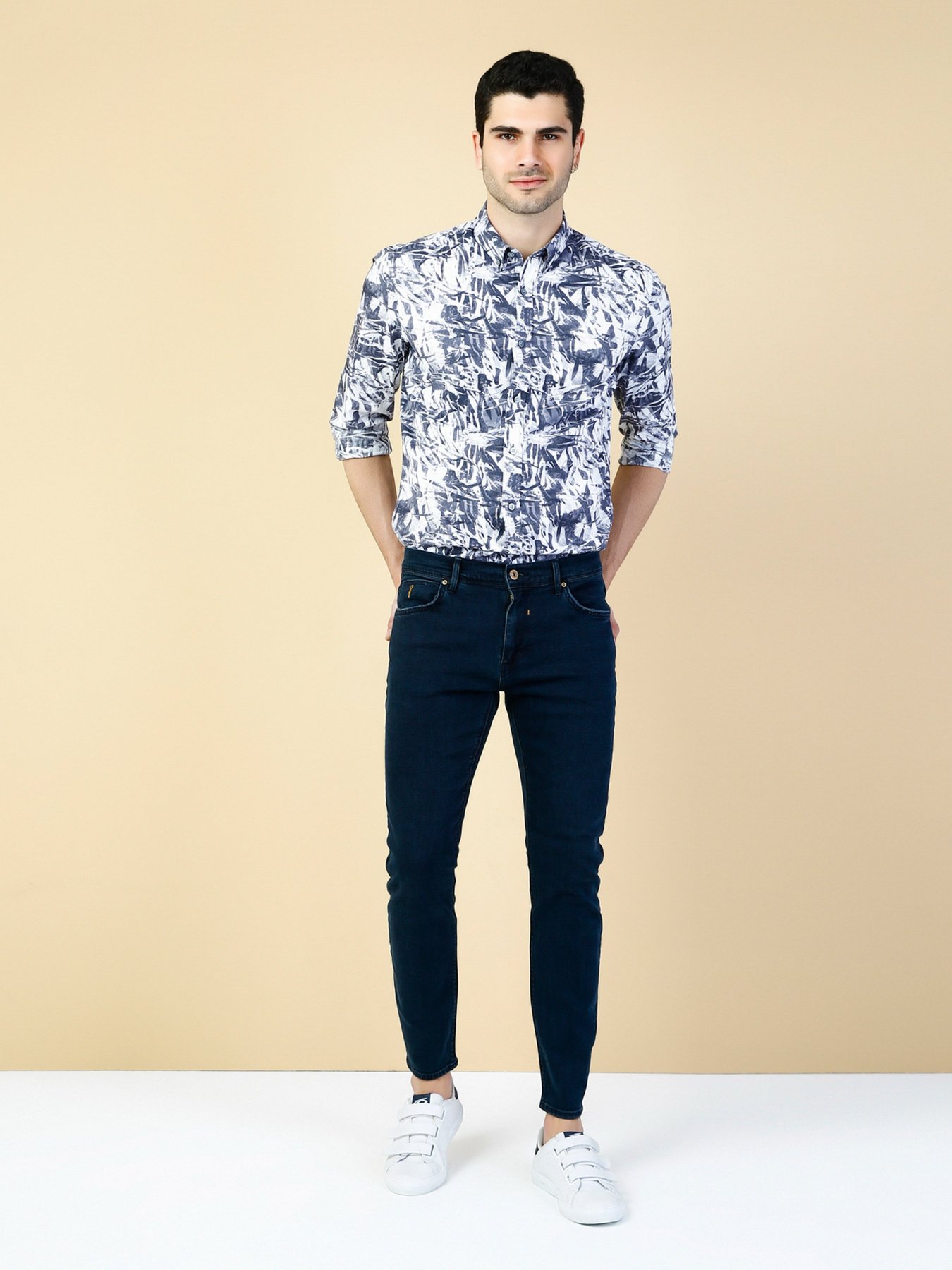 Сорочка Colin’s модель CL1033215GRA Фото