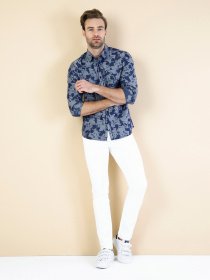 Рубашка повседневная Colin’s модель CL1033282NAV Рубашка повседневная Colin’s модель CL1033282NAV Фото