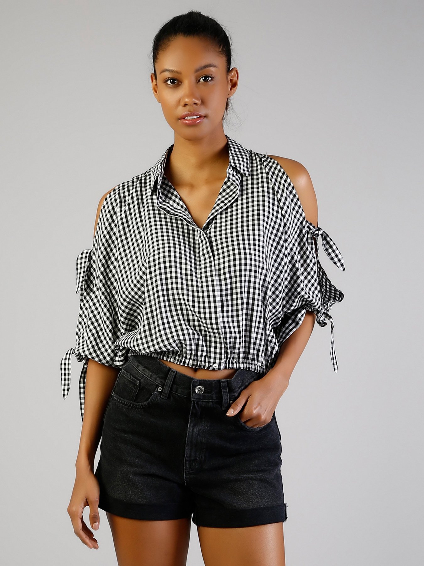 Рубашка повседневная Colin’s модель CL1033317BLK Фото